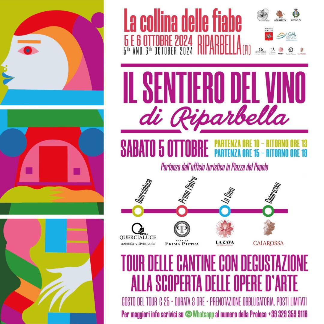 Caiarossa e il sentiero del vino di Riparbella